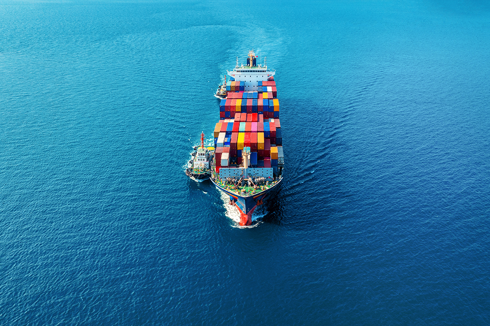 aerial-view-cargo-ship-with-cargo-container-sea